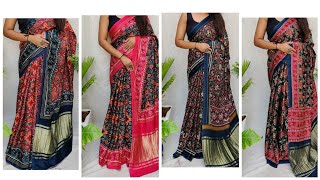 Patola Silk Saree | New Traditional Patola Saree | Patan na Patola | Darshana Fashion #patola