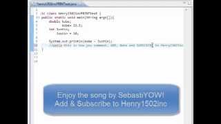 Java Programming Tutorial-#3- Math functions with variables