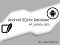 Android SQLite Tutorial #4- Update Data
