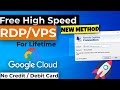 How to Create RDP for Lifetime 2023 Lifetime | Get Free RDP/VPS Server | Google Cloud RDP