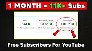 Free Subscribers Website - How To Increase Subscribers On YouTube Channel - Subscriber Kaise Badhaye