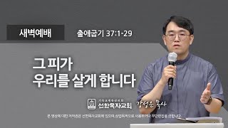 [선한목자교회] 새벽기도 2022년 06월 15일 | 그 피가 우리를 살게 합니다 - 강성은 목사 [출애굽기 37:1-29]