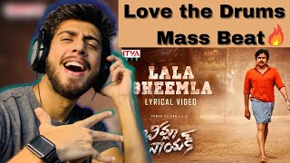 #BheemlaNayak- #LalaBheemla Lyricial Video | Reaction | Pawan Kalyan, Rana | Trivikram | ThamanS