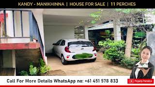 ලක්ෂ 125 || BNK182765: Two Storey House for Sale in Manikhinna, Kandy