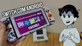 Transformei Meu NINTENDO SWITCH Em Um TABLET GAMER! (COM ANDROID)