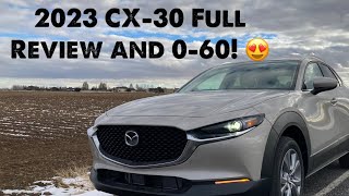 2023 Mazda CX-30 Premium 2.5 Walk Around, Review, and 0-60!