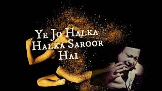 Ye Jo Halka Halka Saroor Hai  Ustad Nusrat Fateh Ali Khan Best_Qawwali #trending