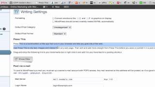 Wordpress Writing Settings - Explained