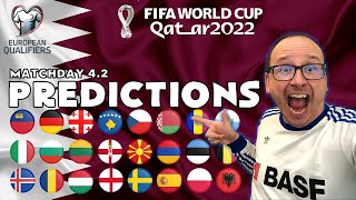 2022 FIFA World Cup European Qualifiers - Matchday 4 Part 2 - Predictions