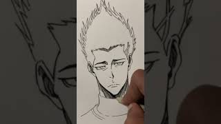 How to draw Shoei Baro || #youtubeshorts #anime #bluelock