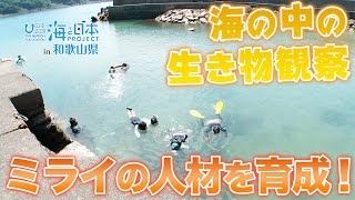 海洋生物フィールド調査 日本財団 海と日本PROJECT in 和歌山県 2021 #05