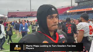 Marte Mapu Looking to Turn Steelers Fan Into Player