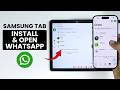 How to Install WhatsApp on Samsung Galaxy Tab | Set Up Whatsapp