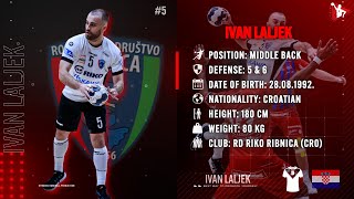 Ivan Laljek - Middle Back - RD Riko Ribnica - Highlights - Handball - CV - 2022/23