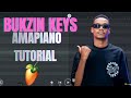 How To Make Amapiano Beats Like Bukzin Keys | FL Studio Mobile 