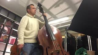 BEETHOVEN: Symphony 3rd mov double bass excerpt. Damián Rubido González, double bass