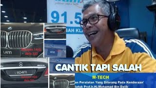 Berapa Saman No plate Fancy? Cantik Tapi Salah