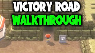 VICTORY ROAD WALKTHROUGH ON POKEMON BRILLIANT DIAMOND AND SHINING PEARL