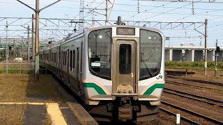 2018/10/03 東北本線 E721系 P4-16編成 陸前山王駅 | JR East: E721 Series P4-16 Set at Rikuzen-Sanno