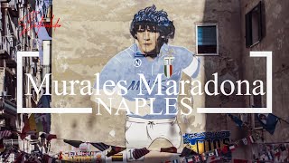 Diego Maradona Mural Naples Italy Quartieri Spagnoli Murales