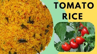 Tomato rice recipe ll simple and easy Tomato rice just in 5 minutes ll Instant Tomato rice