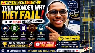 Most Students Skip This—and Wonder Why They Fail. Do This Before Every Assignment | Michael Emefeke