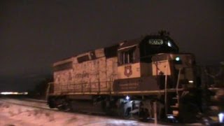 CN Train Spotting: WC Map Unit | WC 3026 CN 240 \u0026 7261 Switches At East Edmonton 6/14 11/28/12