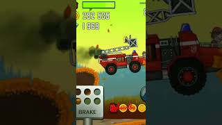 Hill Climb Racing | Fire truck in seasons gameplay #gameplay #shorts