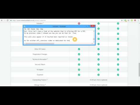 How to check for FREE Car HPI online. 1/4 How to check for FREE Car HPI online. 1/4