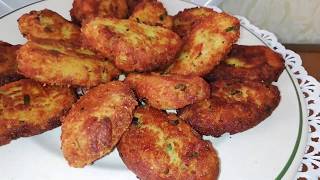 كفتة بروكلو الشوفلور croquettes de chou-fleur