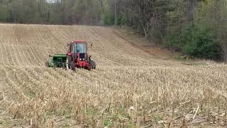 Part 2 MTZ Belarus 925m Turbo Planting Soybeans