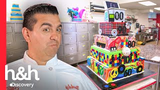 Increíble pastel retro para recordar 5 décadas en 5 pisos | Cake Boss | Discovery H\u0026H