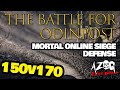 THE BATTLE FOR ODINPOST 150v170 ( Mortal Online 2 PVP )