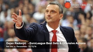 Best EuroLeague Sets \u0026 Actions Dejan Radonjić Red Star vs Darussafaka 10-13-16