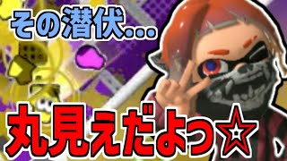 キャンプに潜伏は通用しないのだっ☆【splatoon3】