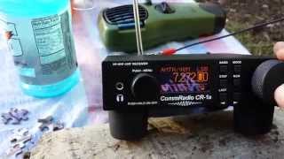 CommRadio CR-1a while Camping. Mini Review