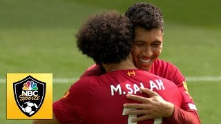 Mohamed Salah puts Liverpool up 3-1 against Newcastle | Premier League | NBC Sports