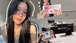 영국 유학생 Vlog🇬🇧) 나 이제 진짜 영국 대학생..!!| 잔잔한 영국 유학생의 첫주 브이로그| 독일 하리보 젤리💕| 영국에서 장보기 | 영국 브이로그