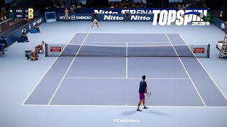 Top Spin 2K25 - Jannik Sinner Vs Roger Federer I Nitto ATP Finals I Legend Difficulty (PS5)