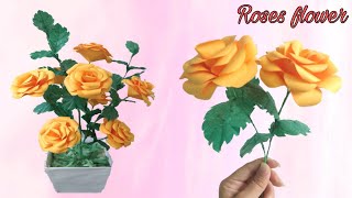 DIY Cara membuat Bunga Mawar dari Kertas Origami-How to make paper Rose flower