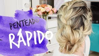 Penteado Pratico com Tranças  por Priscila Barbosa