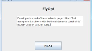 FlyOpt - A tail assignment process optimizer