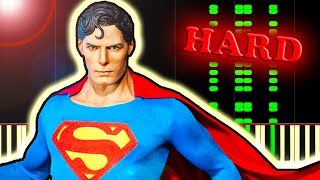 JOHN WILLIAMS - SUPERMAN THEME - Piano Tutorial