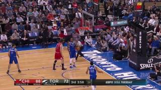 Robin Lopez and Serge Ibaka Exchange Punches!