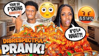 DISRESPECTFUL MUKPRANK ON MOTHERS DAY🤣 |KING CRAB MUKBANG (SHE HIT ME) | StephAndTasha | JUANaEAT 2