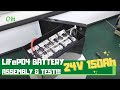 How to Build a 25.6V 150Ah LiFePO4 Battery with EVE Cells for Electric Boats?