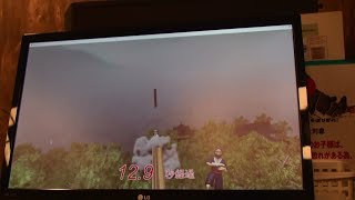 【和歌山マリーナシティ：ポルトヨーロッパ】VR　NINJAに挑戦する母❤撮影者のあい！手振れはご容赦くださいwww