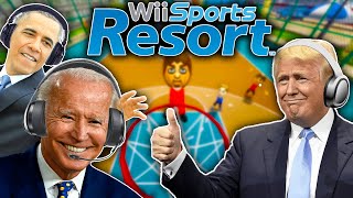 US Presidents Play Wii Sports RESORT BASKETBALL NEW 2023