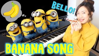 Banana Song // バナナの歌 //Minions // ミニオン//piano// ピアノカバー//藤岡莉央