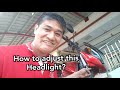 How to adjust Yamaha SZ Headlight?